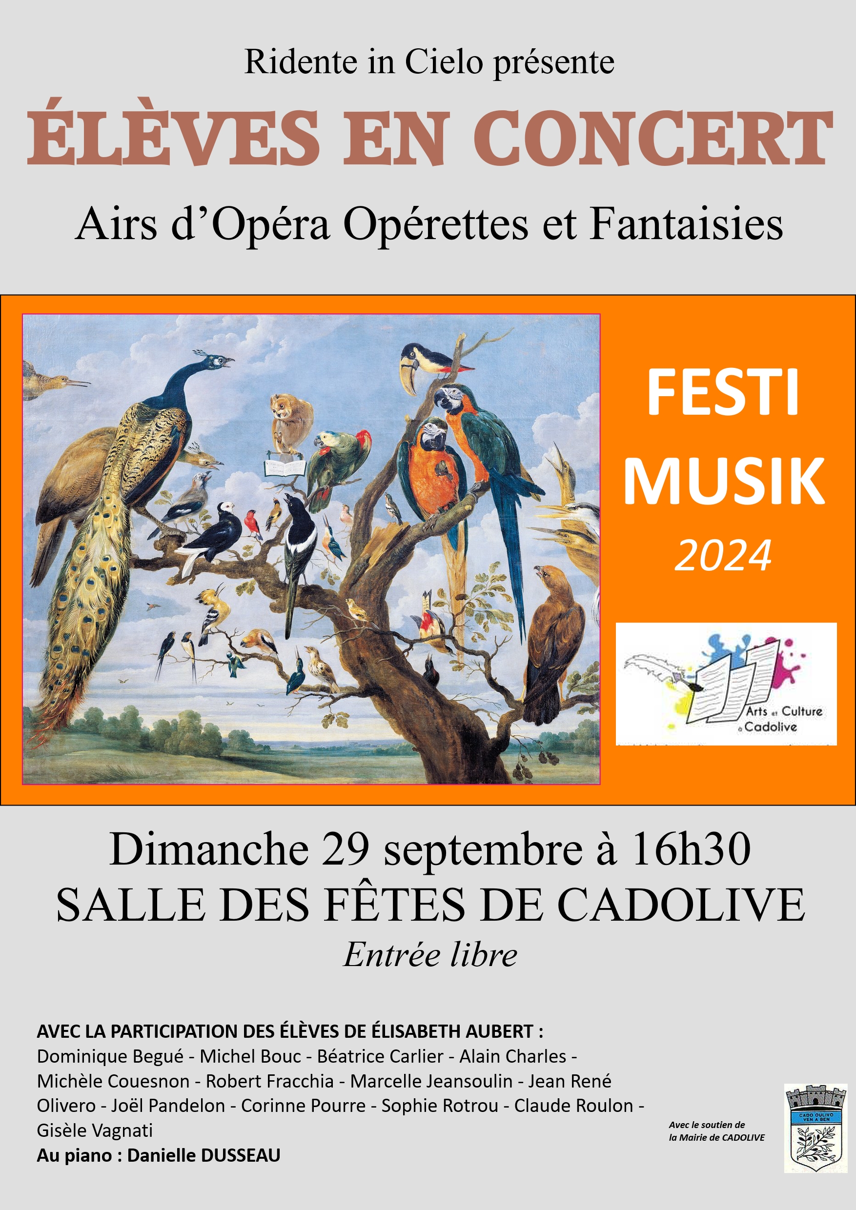 Affiche concert eleves festi musik 1