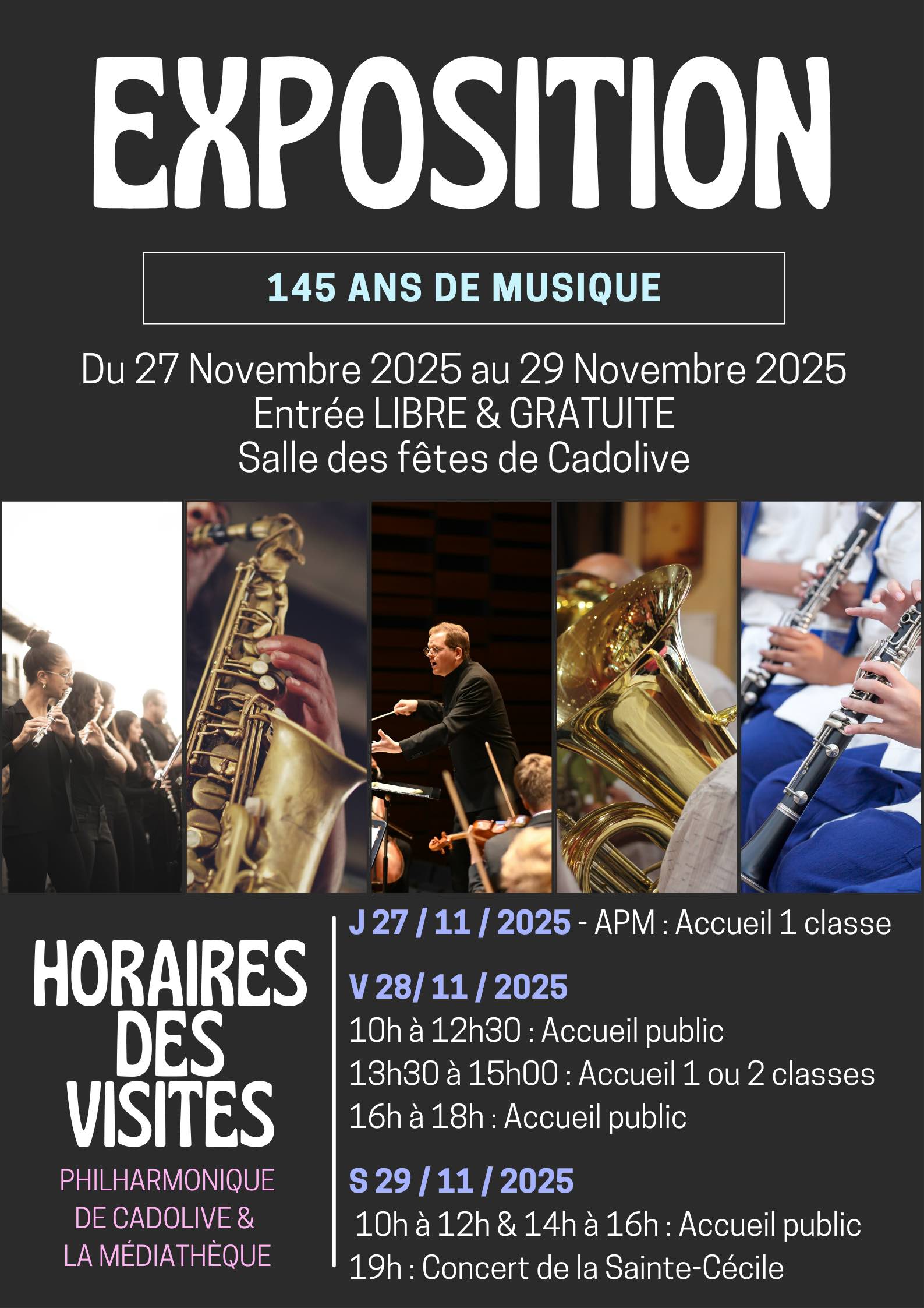 Expo Horaires Mediatheque Philharmonique