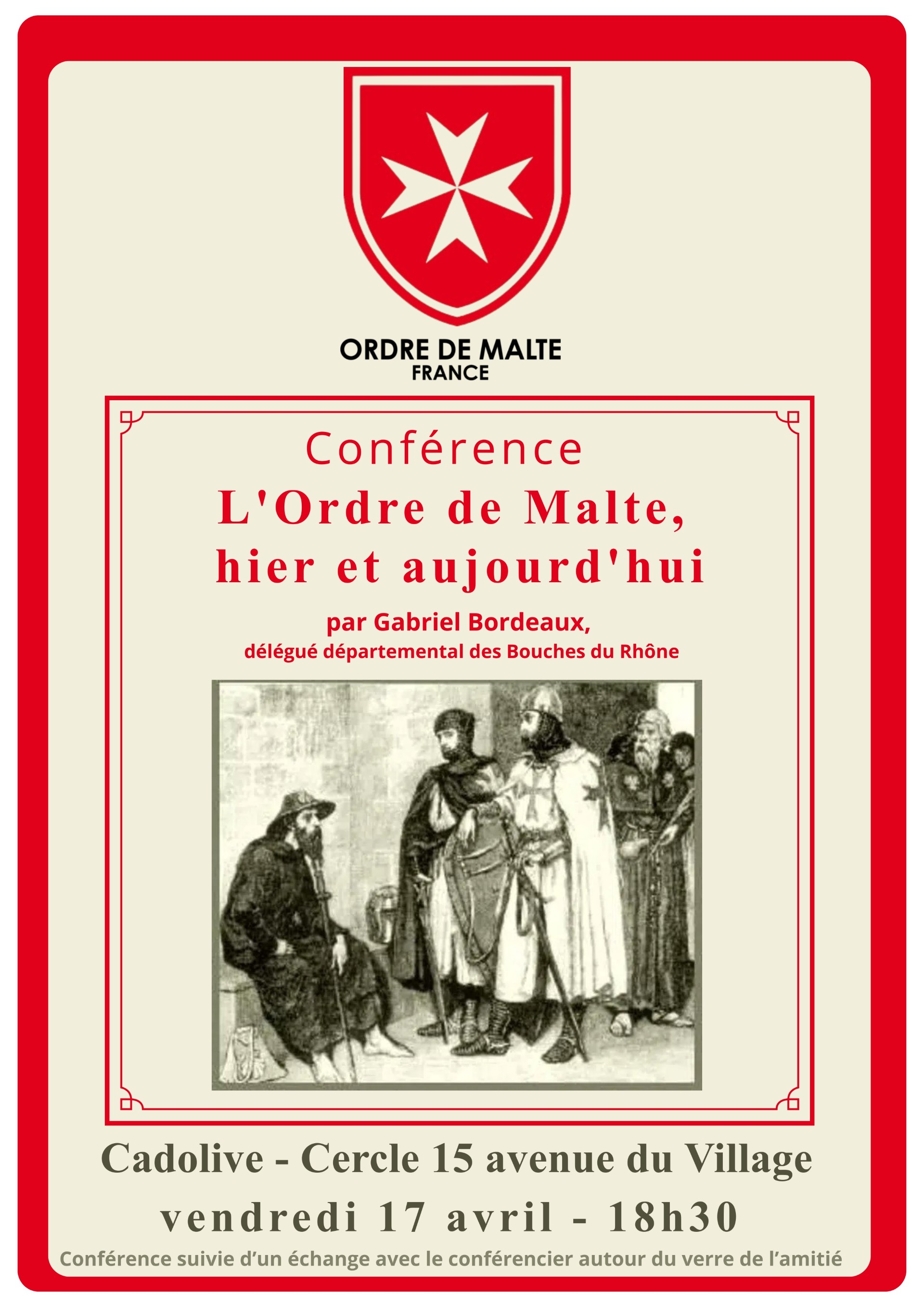 CONFERENCE ORDRE DE MALTE