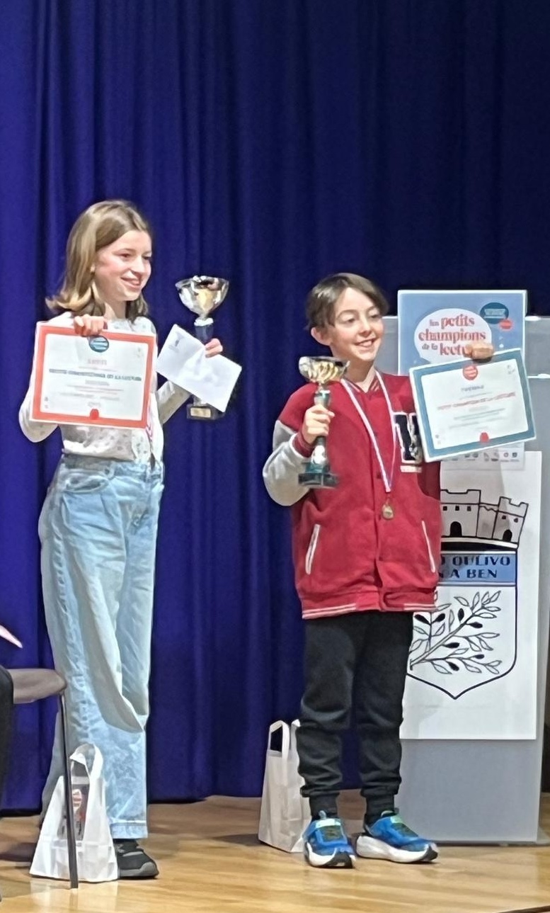 Les laureats de la finale departementale des Petits Champions de la Lecture  Cadolive