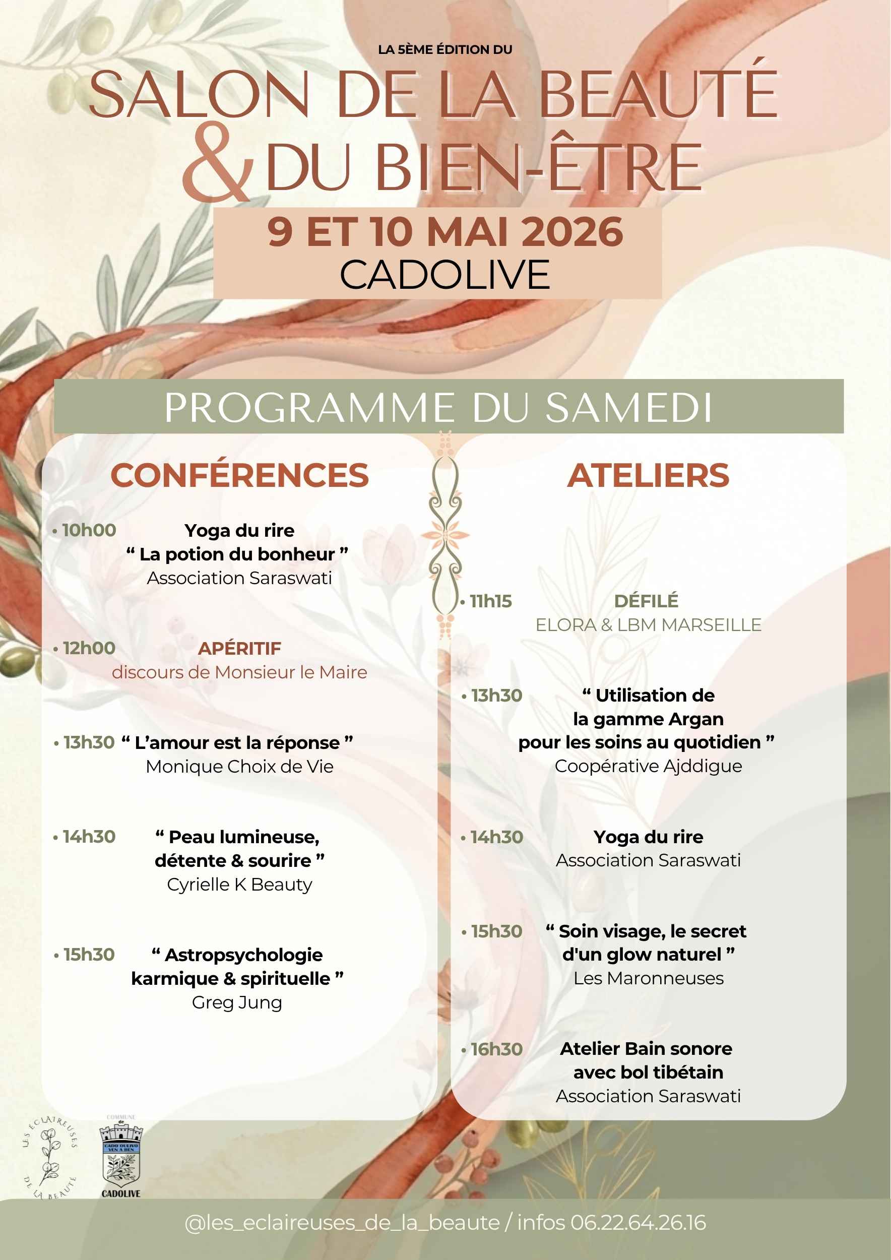 PROGRAMME SAMEDI