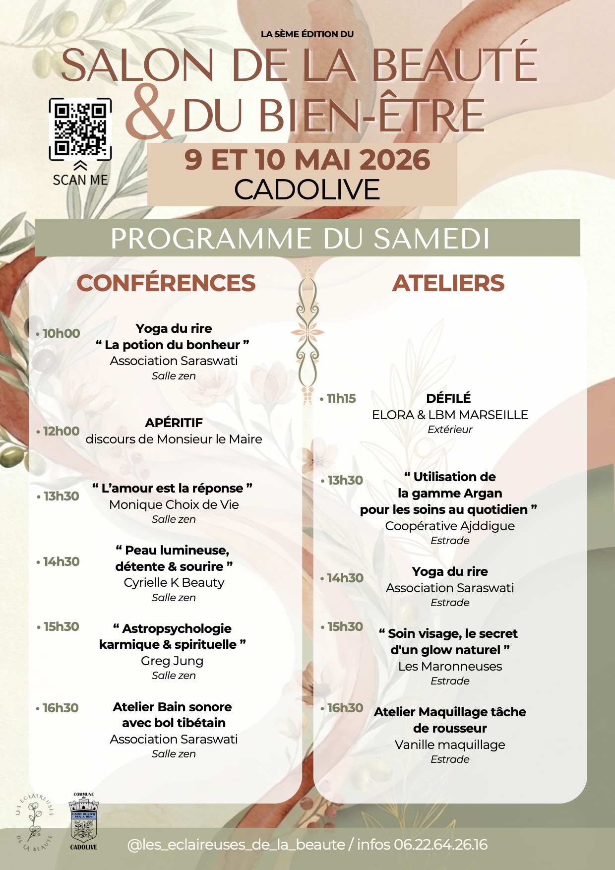 PROGRAMME SAMEDI